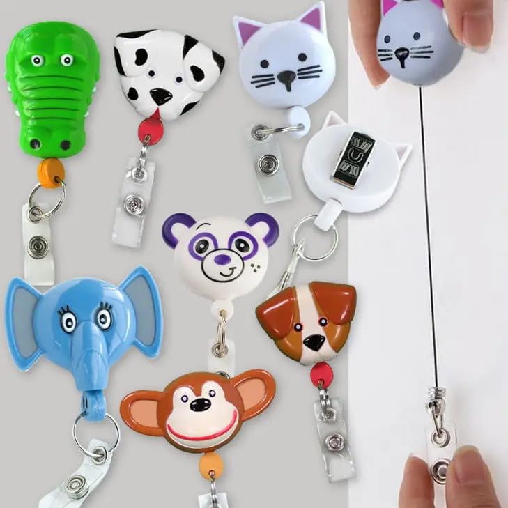 Pedia Pals Pack of 2 Brown Dog Stethoscope Tags for Nurses â€“ Durable & Latex-Free, Writable Surface, Fun Animal Design Stethoscope Charms to Reduce Child Anxiety, Universal Fit for All Stethoscopes - Image 4